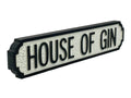 House Of Gin | Vintage-Style Street Sign