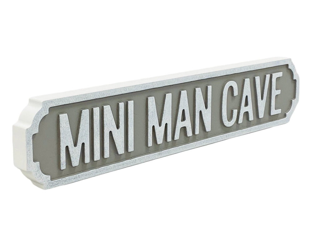 Mini Man Cave | Vintage-Style Street Sign