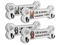 Dog Breed Illustration | Bone-Shaped Lead Hanger