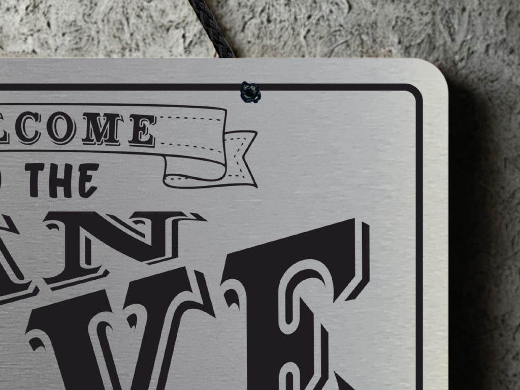 Man Cave | Metal Sign (Available in 2 colours)