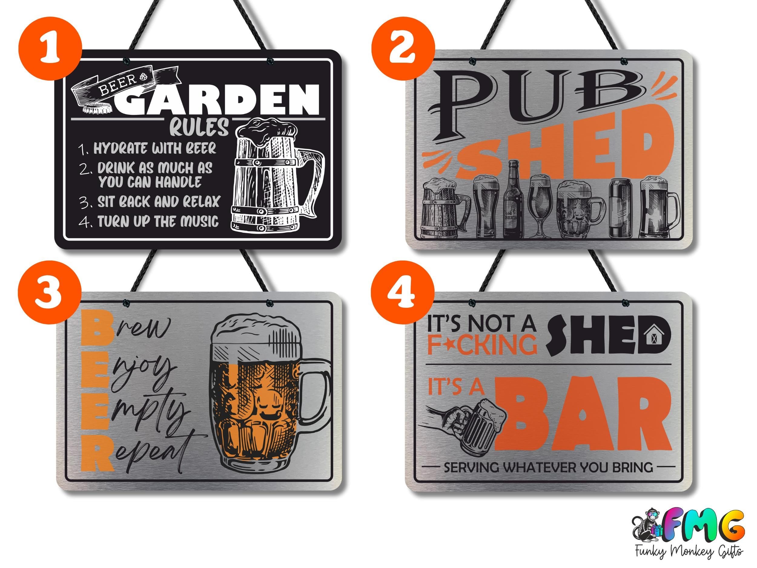 Garden Bar | Metal Signs (Multiple designs)