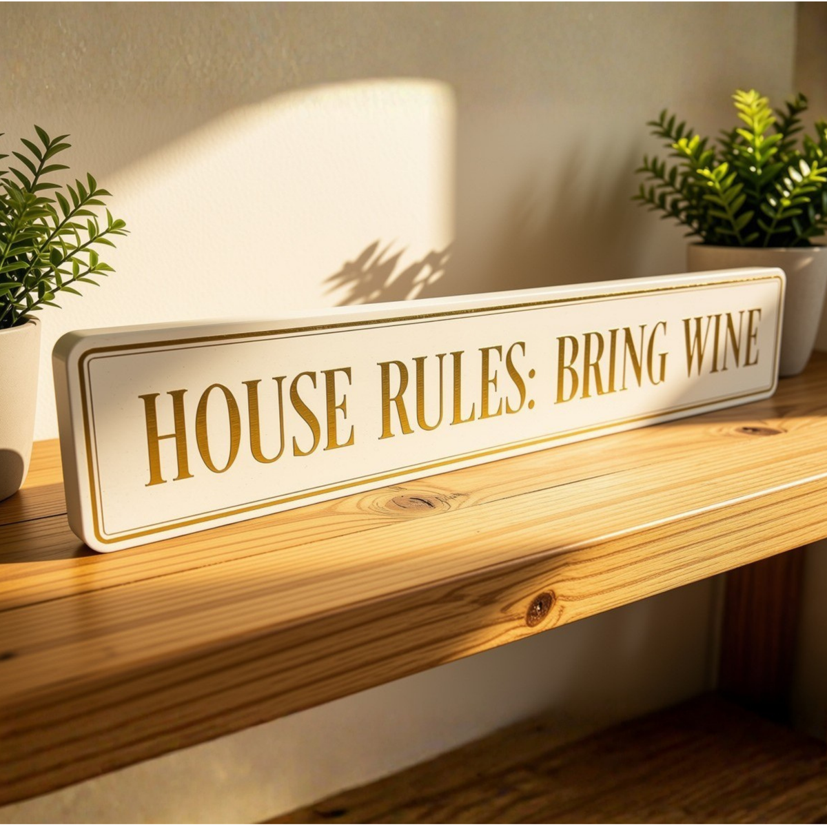 House Rules: Bring Wine - Gallery Block